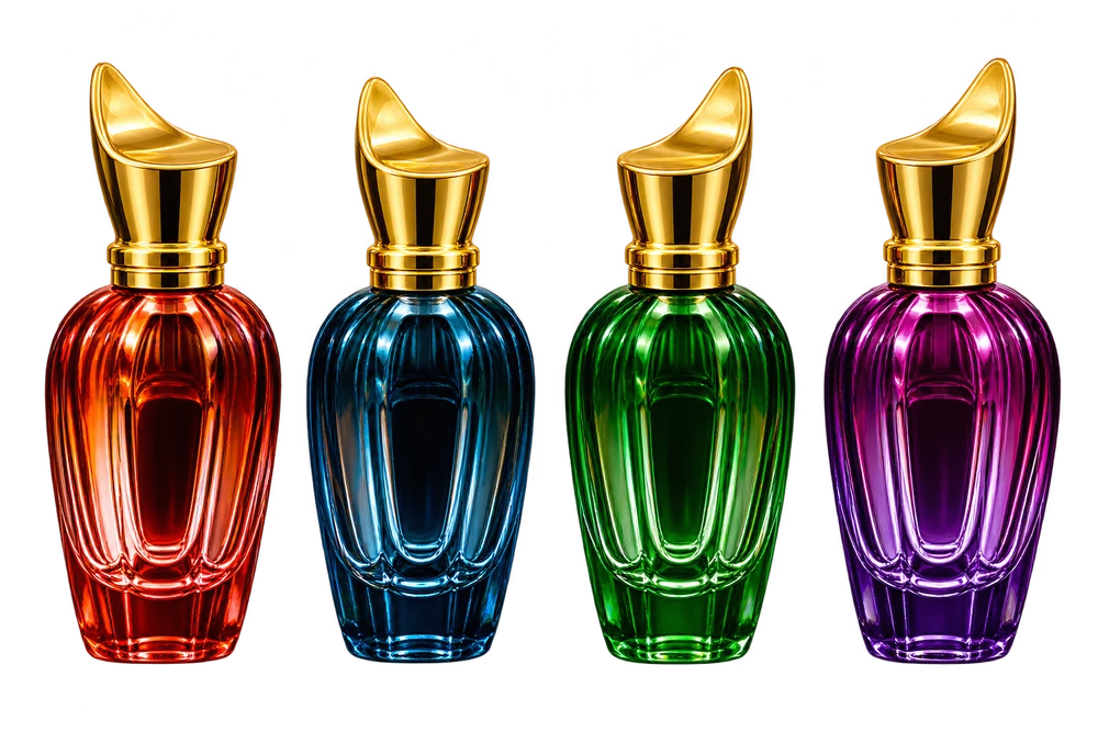 Frasco vacío modelo EP 30 ml, colores surtidos: ámbar, azul, verde y morado. No se puede elegir el color.