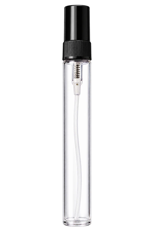 Decant plástico tapa negra 10 ml
